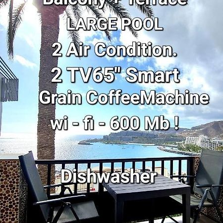 Appartamento Deluxe Seaview-Sunsets !Transfe-R Inc! Pool,2Aircond,2Tv65",600Mb Dishwasher,,2 Beaches,Anfi-View Patalavaca Esterno foto